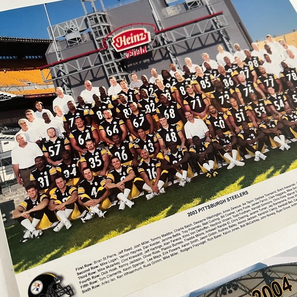 Pittsburgh Steelers Team Portrait / 2003 / 2004 / Reebok / NFL - Picture 3 of 4